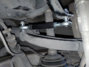 Audi S5 Sway Bar Endlinks - Front - SPL Parts - Adjustable - Black - `09-`16